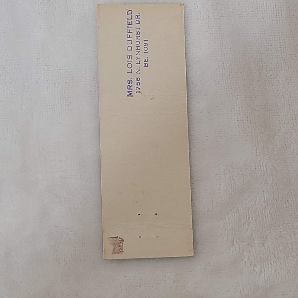 Blanch-ette Lingerie Party Front Strike MLM Matchbook Blanchette Indianapolis IN - Picture 5 of 5